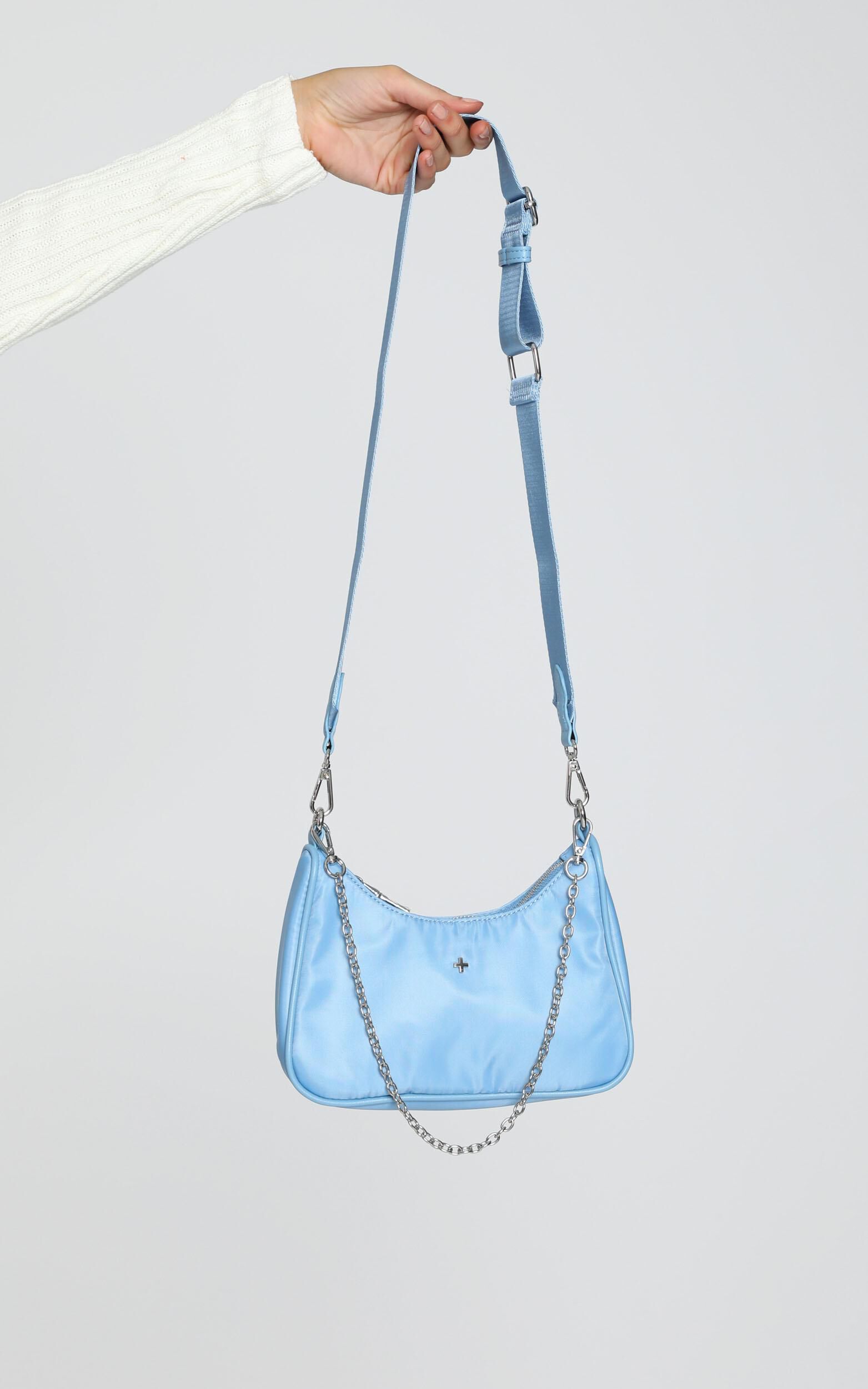 Peta and Jain - Paloma Bag in Blue Nylon, Blue