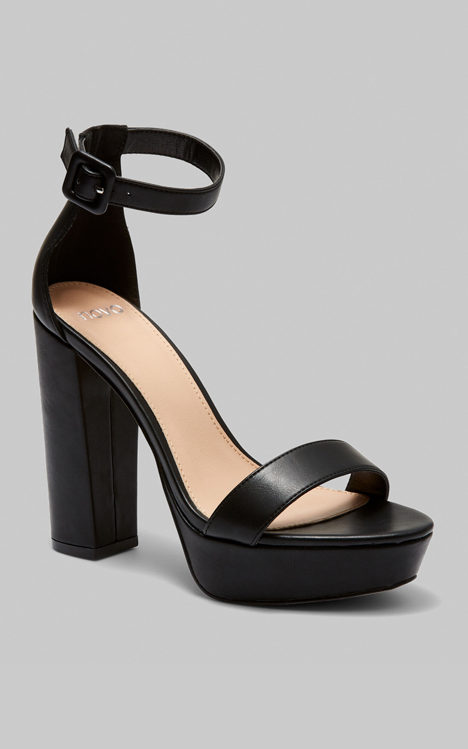 Novo - Ladysmith Heels in Black | Showpo