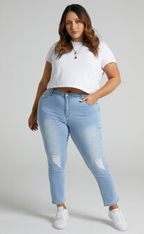 Danzel Top - Boxy Fit Cap Sleeve Crop Top in White