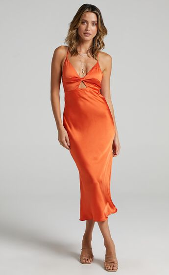 Nataliah Dress in Orange