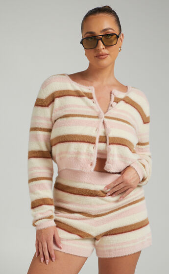 Charlie Holiday - marvin cardigan set in Stripe