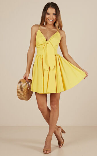 Loving You Sweetly Dress In  Yellow