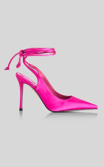 Alias Mae - Bobby Heels in Pink Satin
