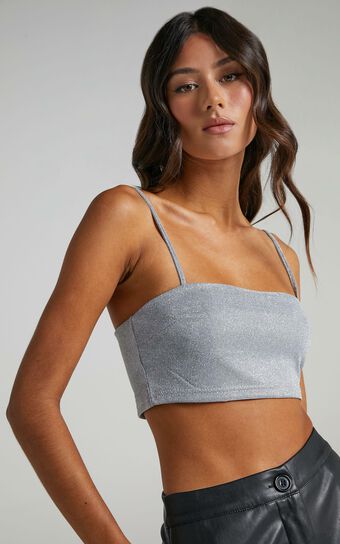 Isolde Top in Silver