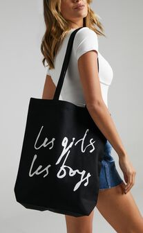 Les Girls Les Boys - Kindi Shopper in Black