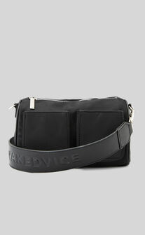NAKEDVICE - THE AMELIE BAG in Black/Silver
