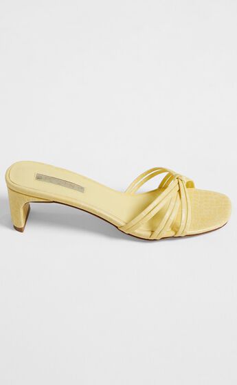 Billini - Siana Heels in Lemon Croc