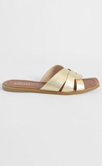 Verali - Glam Sandals in Rose Gold Metallic