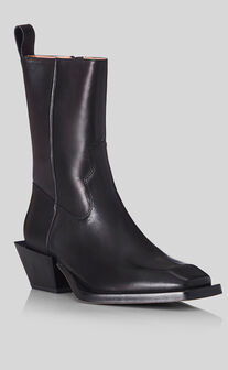 Alias Mae - Penny Boots in Black Leather