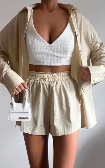 Terah High Waisted Short in Sand