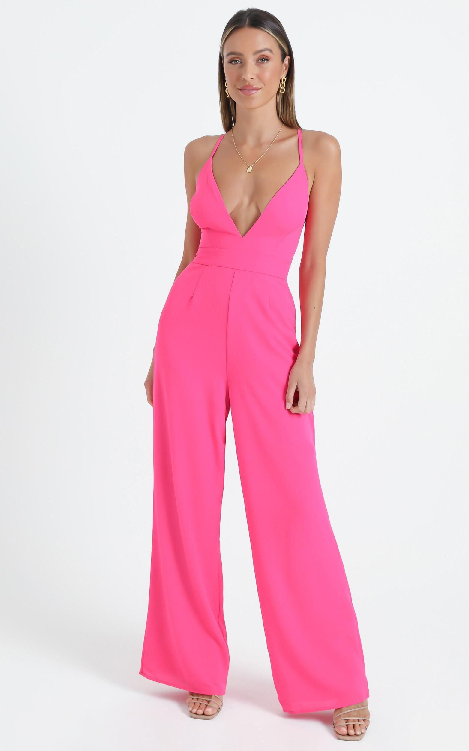 Dream Of Jumpsuit in Hot Pink | Showpo USA