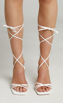 Therapy - Diaz Heels in White
