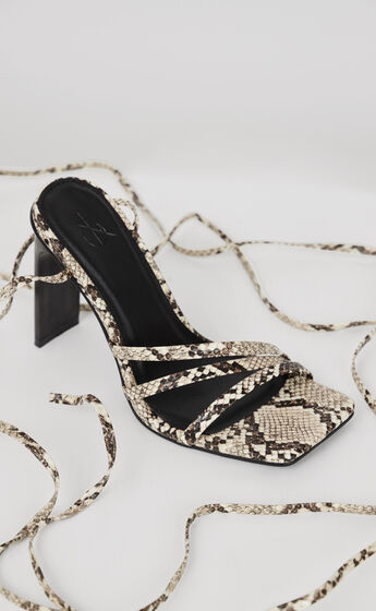 4th & Reckless - Dove Heels in Snake