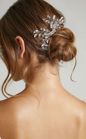 Stand By You Hair Piece in Silver