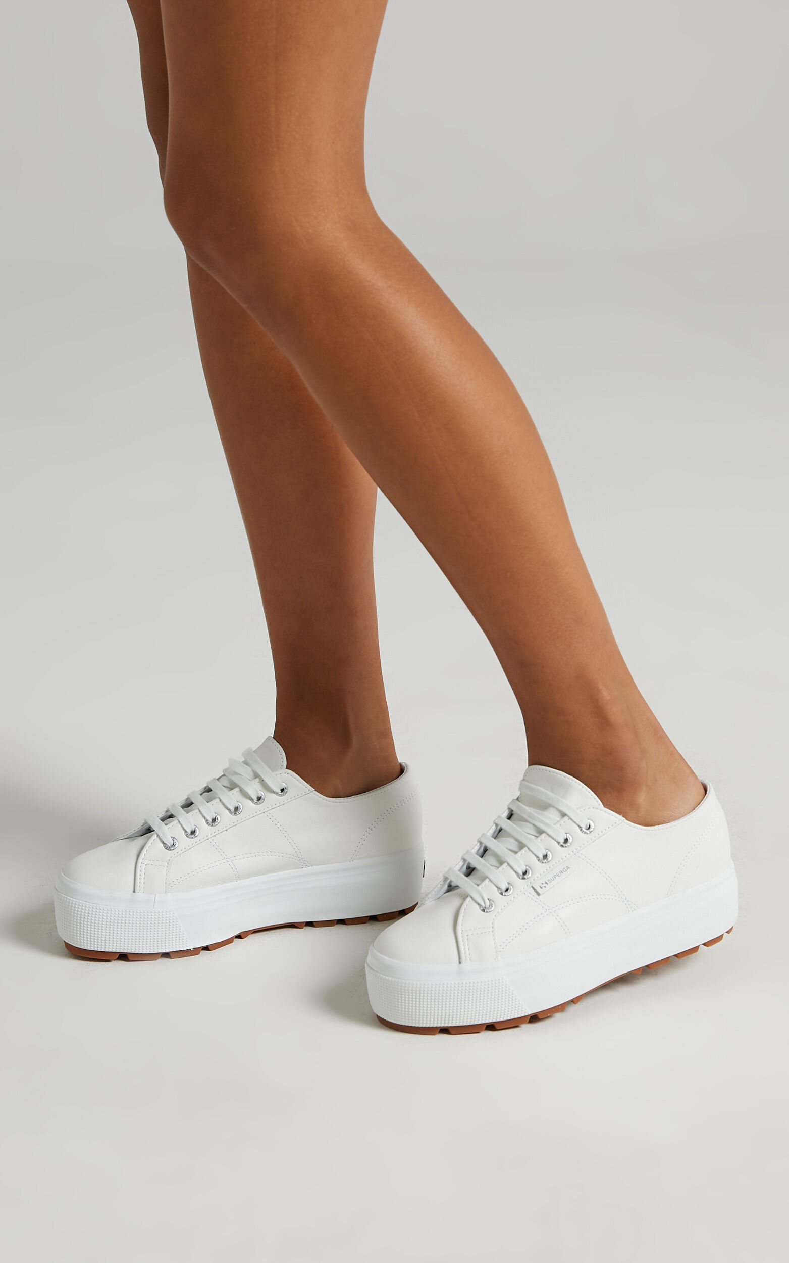Superga - 2790 Tank Nappa Sneakers in 900 White - 05, WHT1, super-hi-res image number null