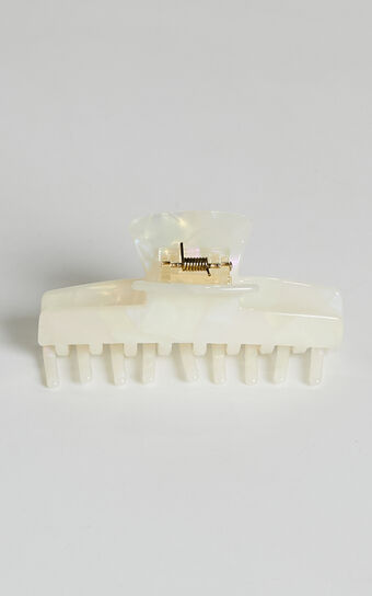 Marhlee Hair Clip in White