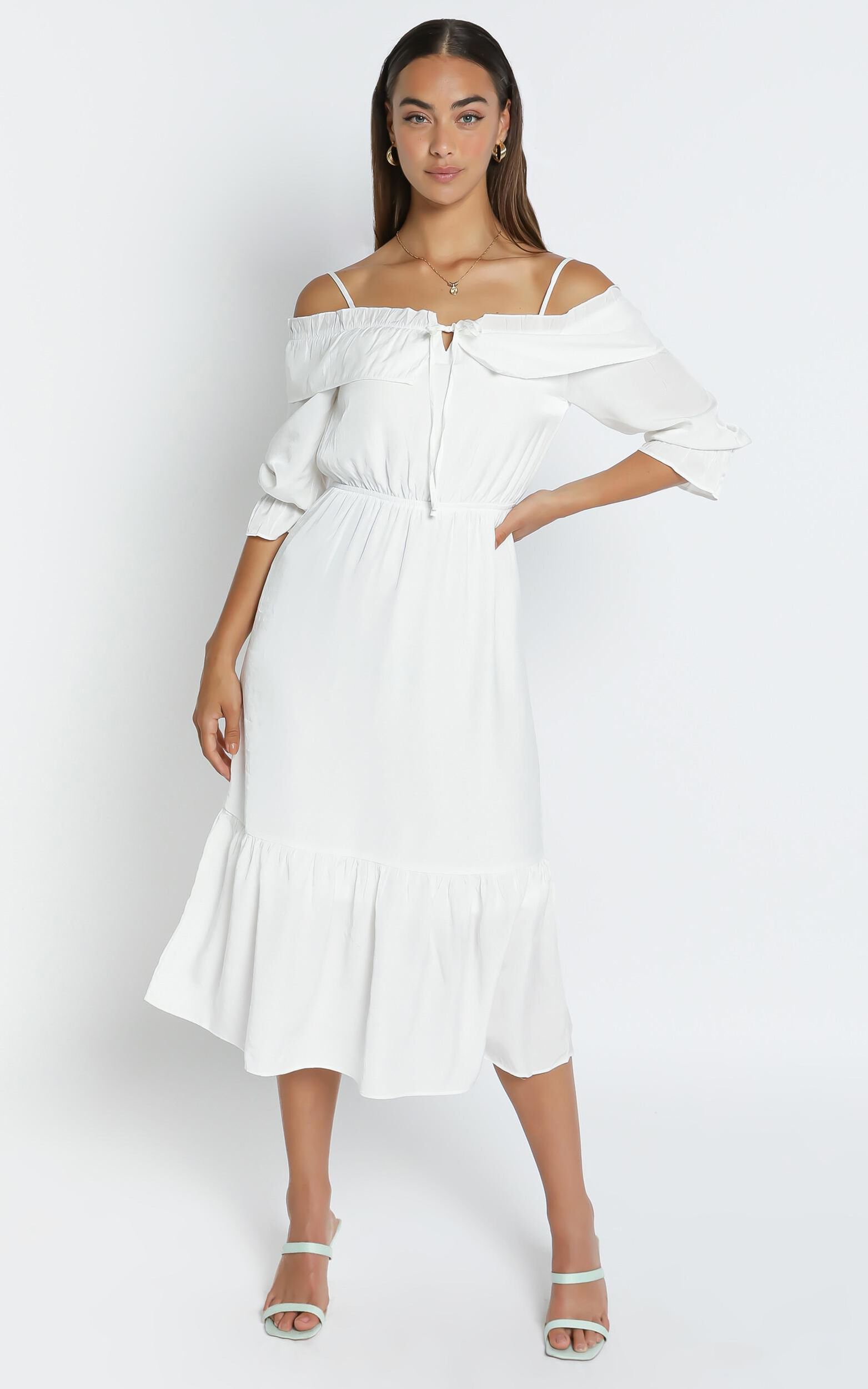 Pristine Dress in White | Showpo USA