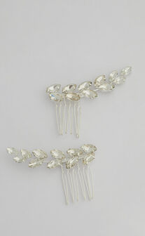 Gizelly Hair Pins in Silver