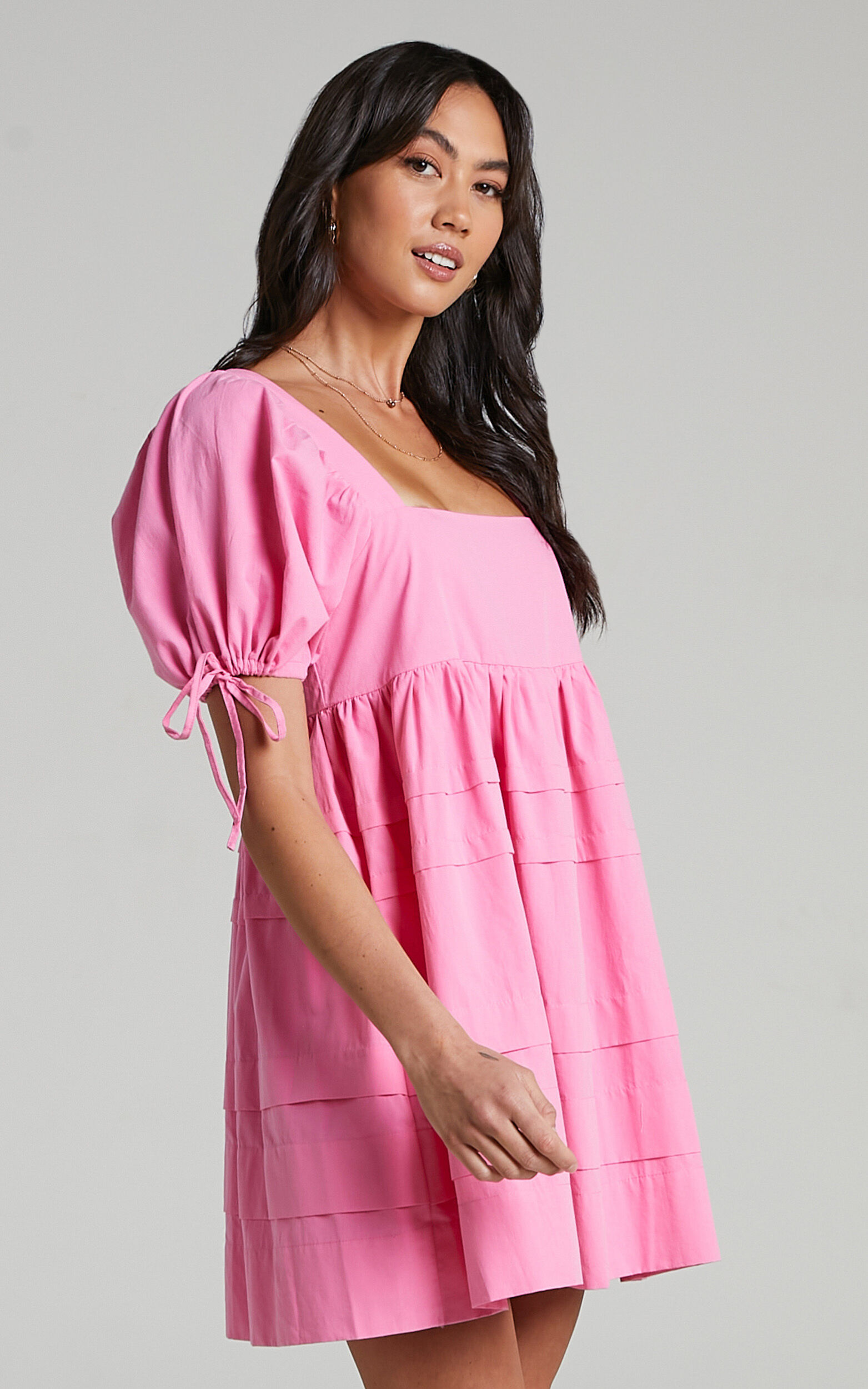 Josie Tweed Dress- Pink