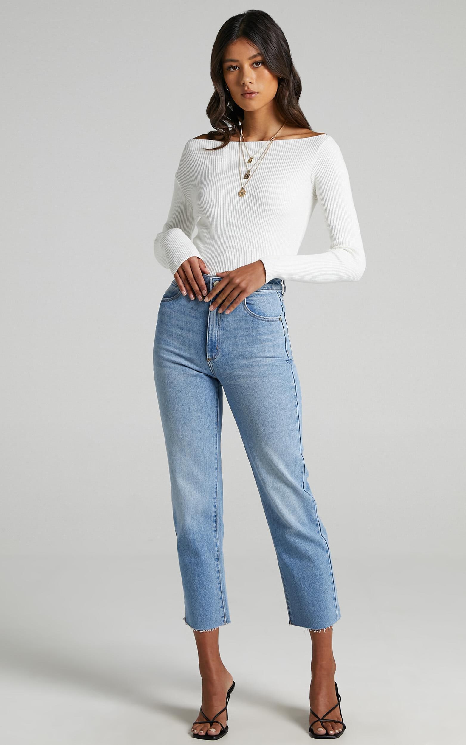 Mustering Confidence Knit Top in Ivory | Showpo USA