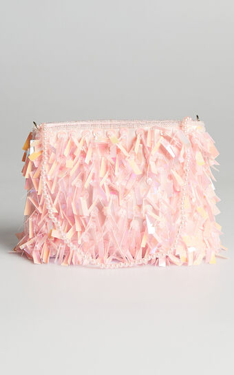 Dillima Embellished Bag in Pink