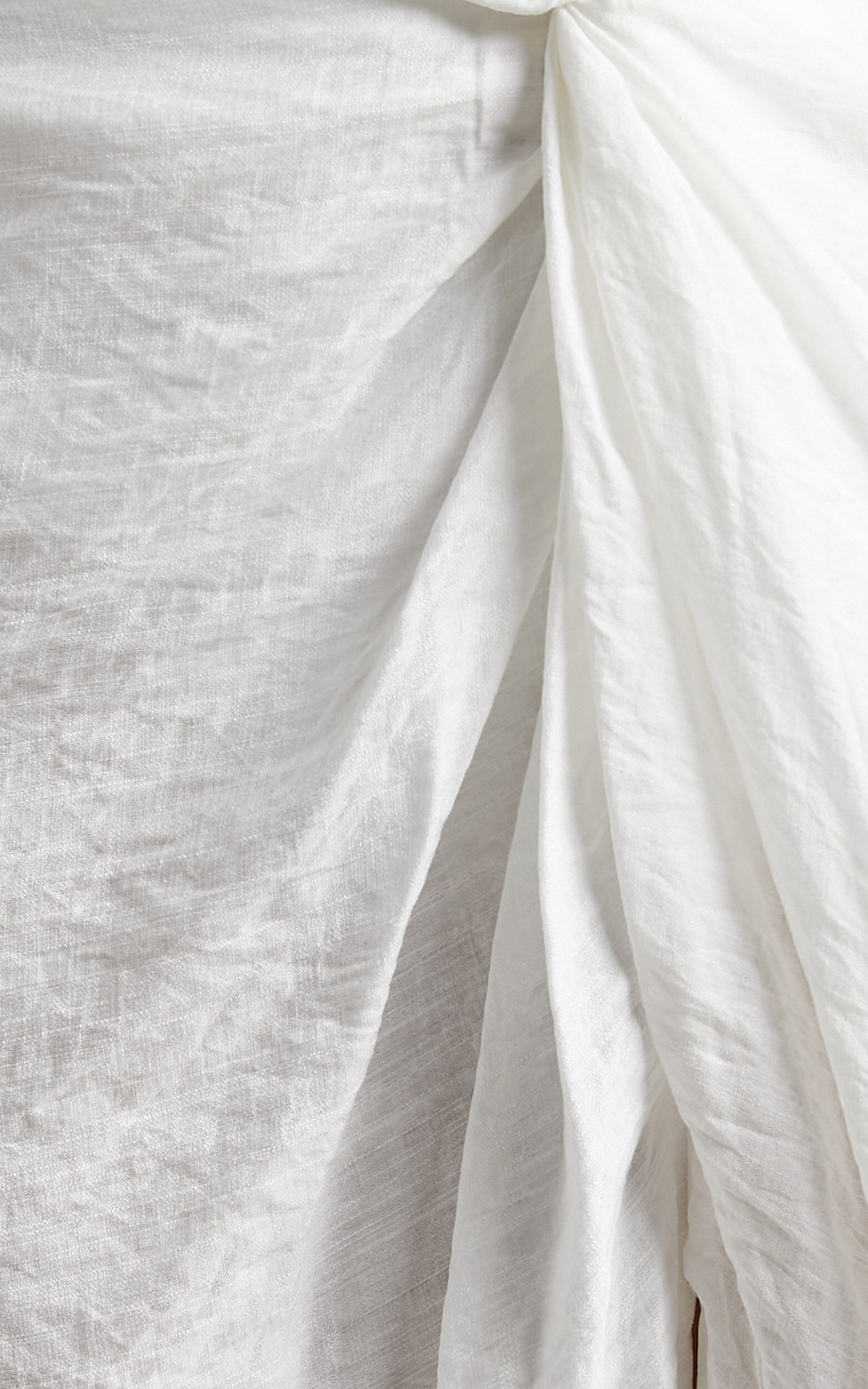 Charelyn Twist Midi Skirt in White | Showpo
