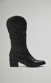 Therapy - Ranger Boots in Black