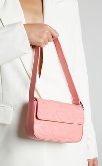 Nakedvice - The Jones Pink Bag in Pink / Silver