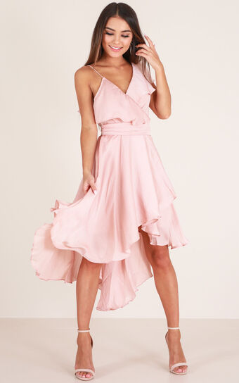 You Already Know Dress In Blush