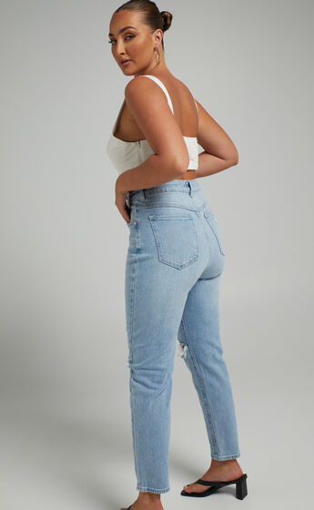 Abrand - A `94 High Slim Jeans in Gina Rip