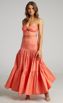 Runaway The Label - Ayla Maxi Skirt in sunset
