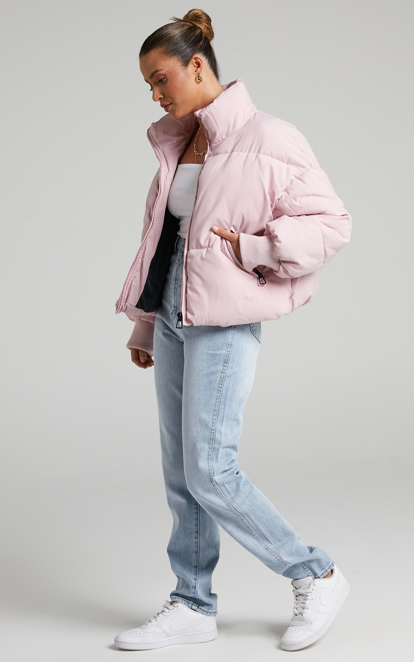 Windsor Puffer Jacket in Pink - 06, PNK2, super-hi-res image number null