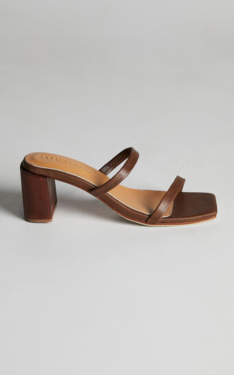 James Smith - Sirenuse Strap Sandal in Vintage Brown
