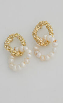 Sharmine Earrings in Gold