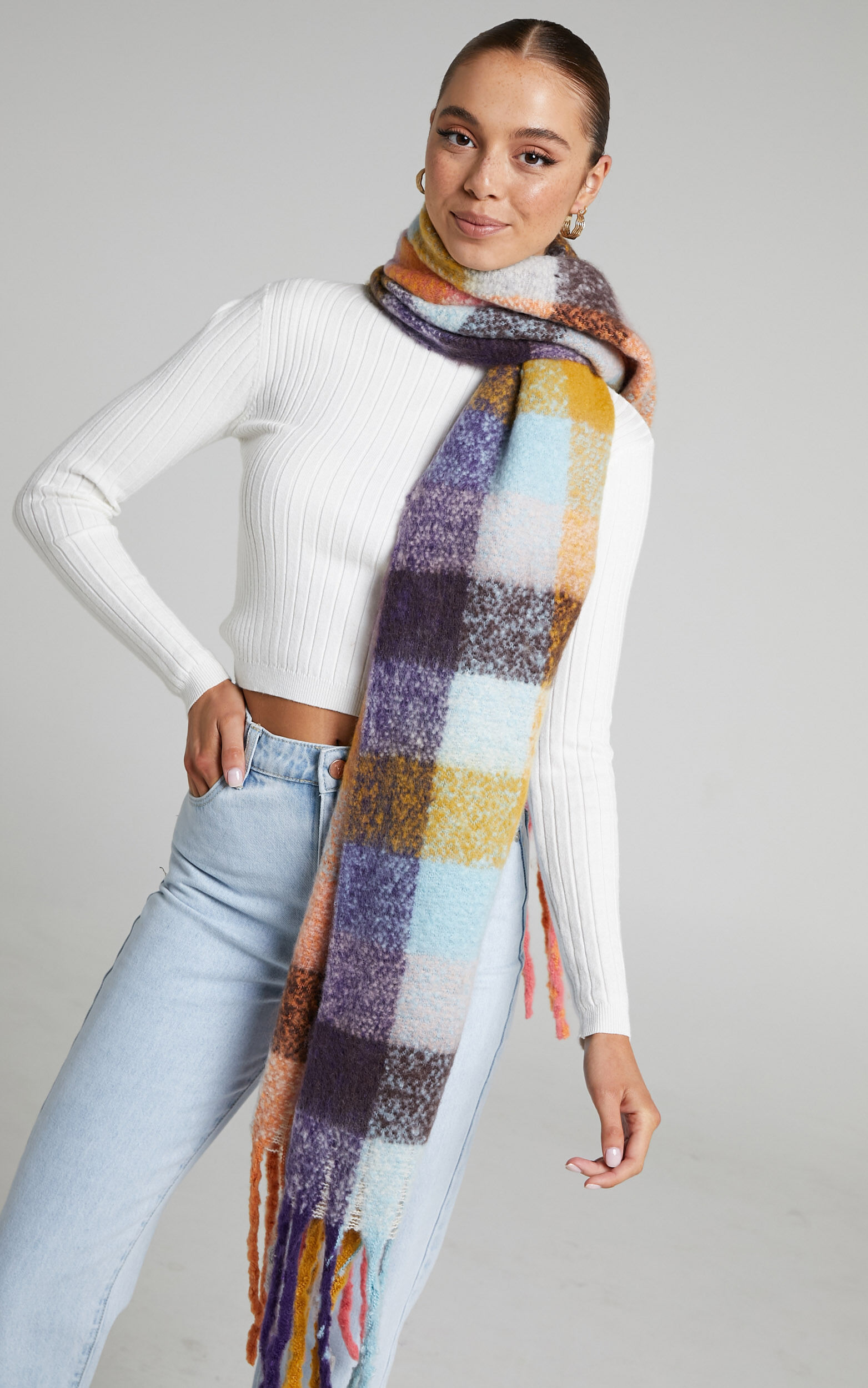 Paola Scarf in Multi - OneSize, MLT1, super-hi-res image number null