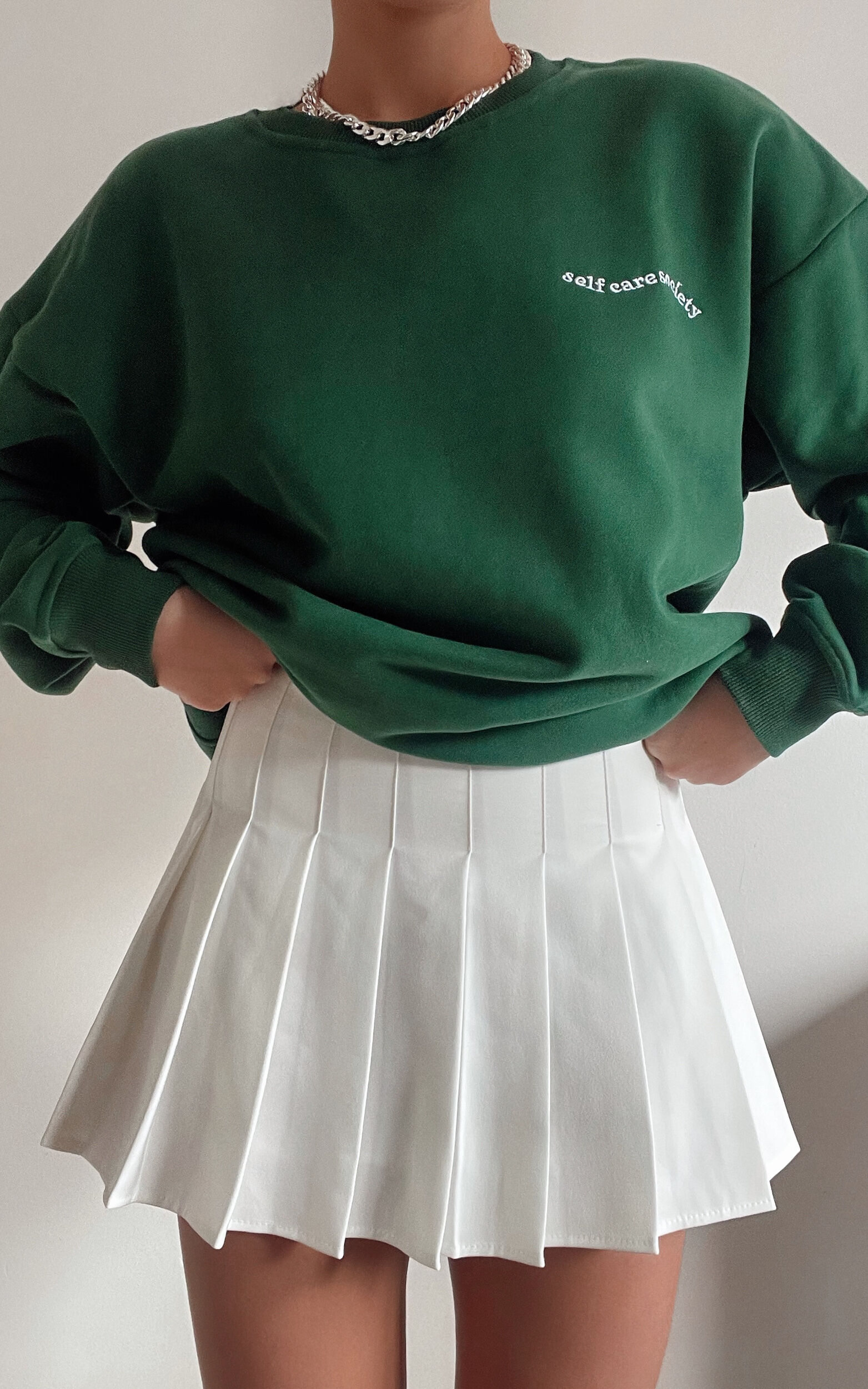 Sunday Society Club - Gael Sweatshirt in Green - 04, GRN2, super-hi-res image number null