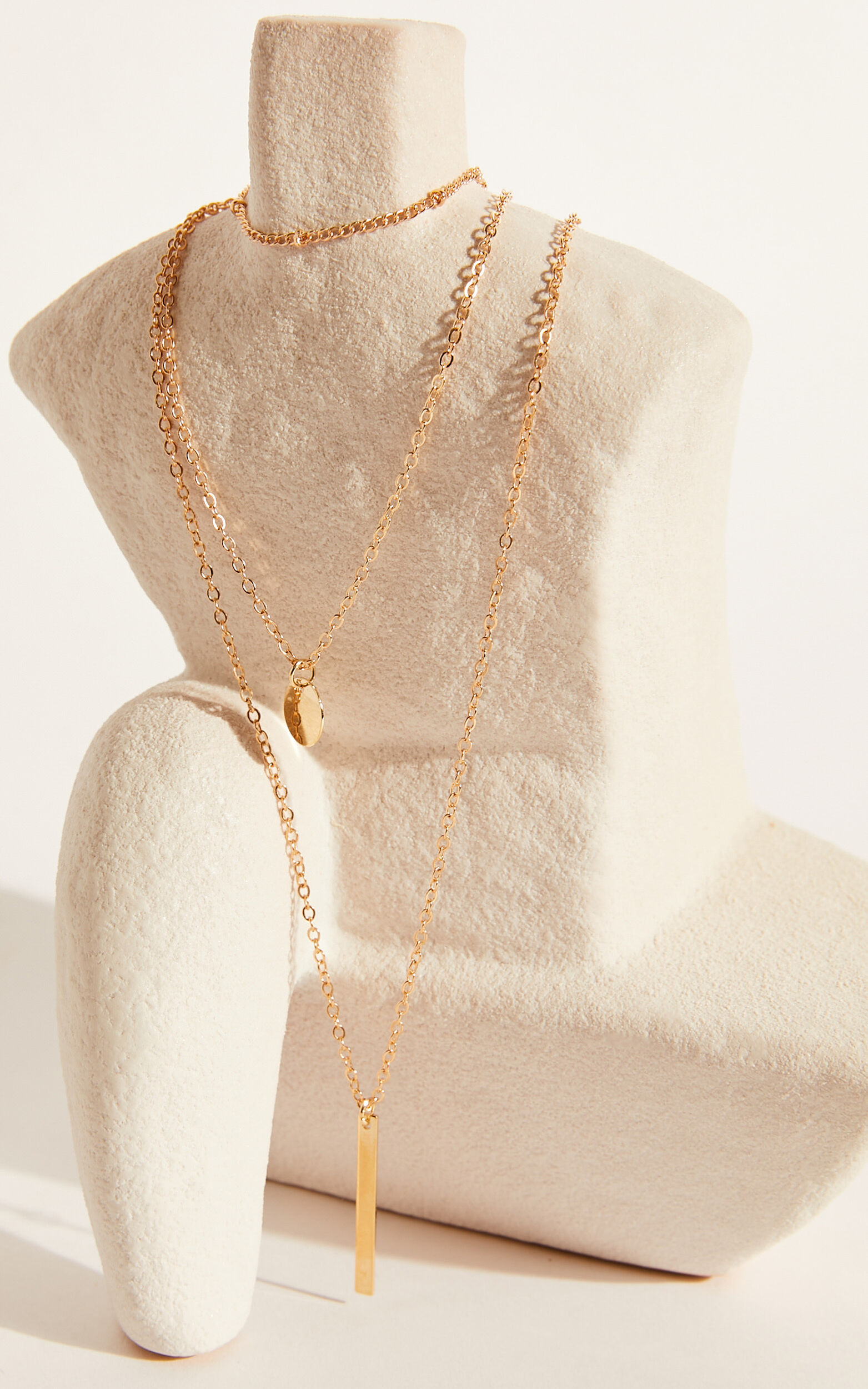Where Are You Now necklace in Gold, GLD1