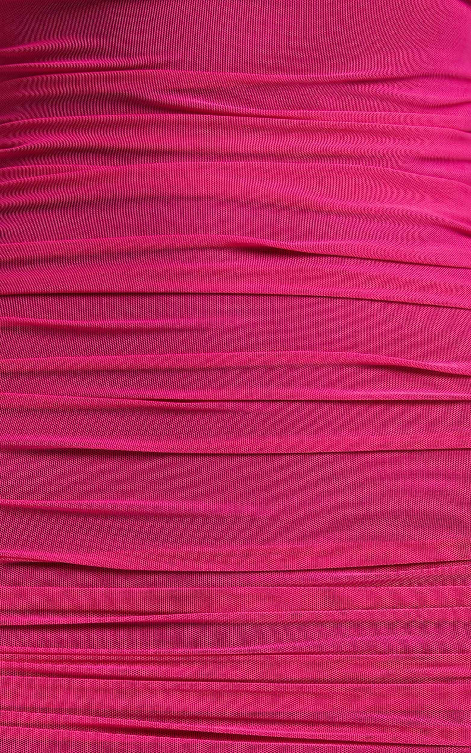 Coming For You Mesh Midi Dress in Hot Pink Mesh | Showpo USA