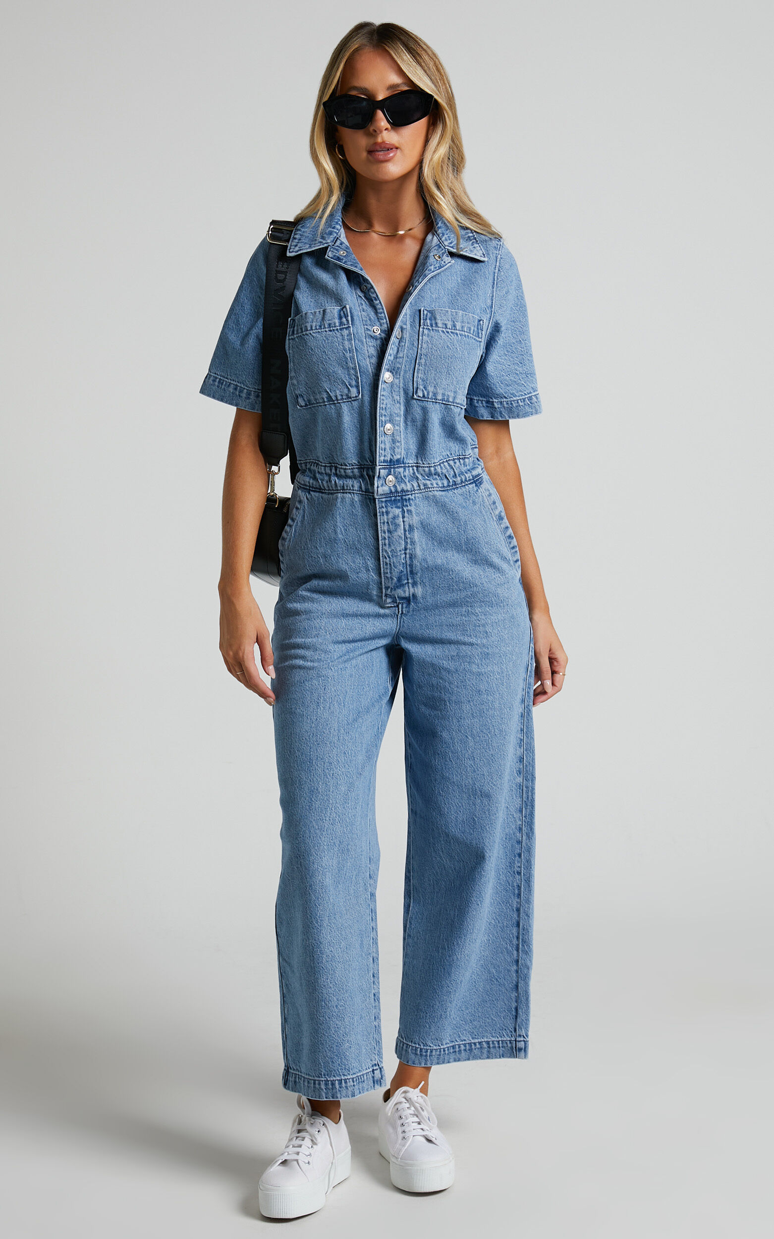 Levi's - SS BOILERSUIT in More Money More Problems | Showpo USA