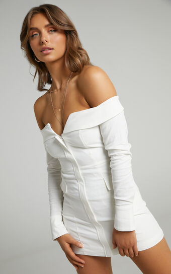 Runaway The Label - Chroma Dress in White