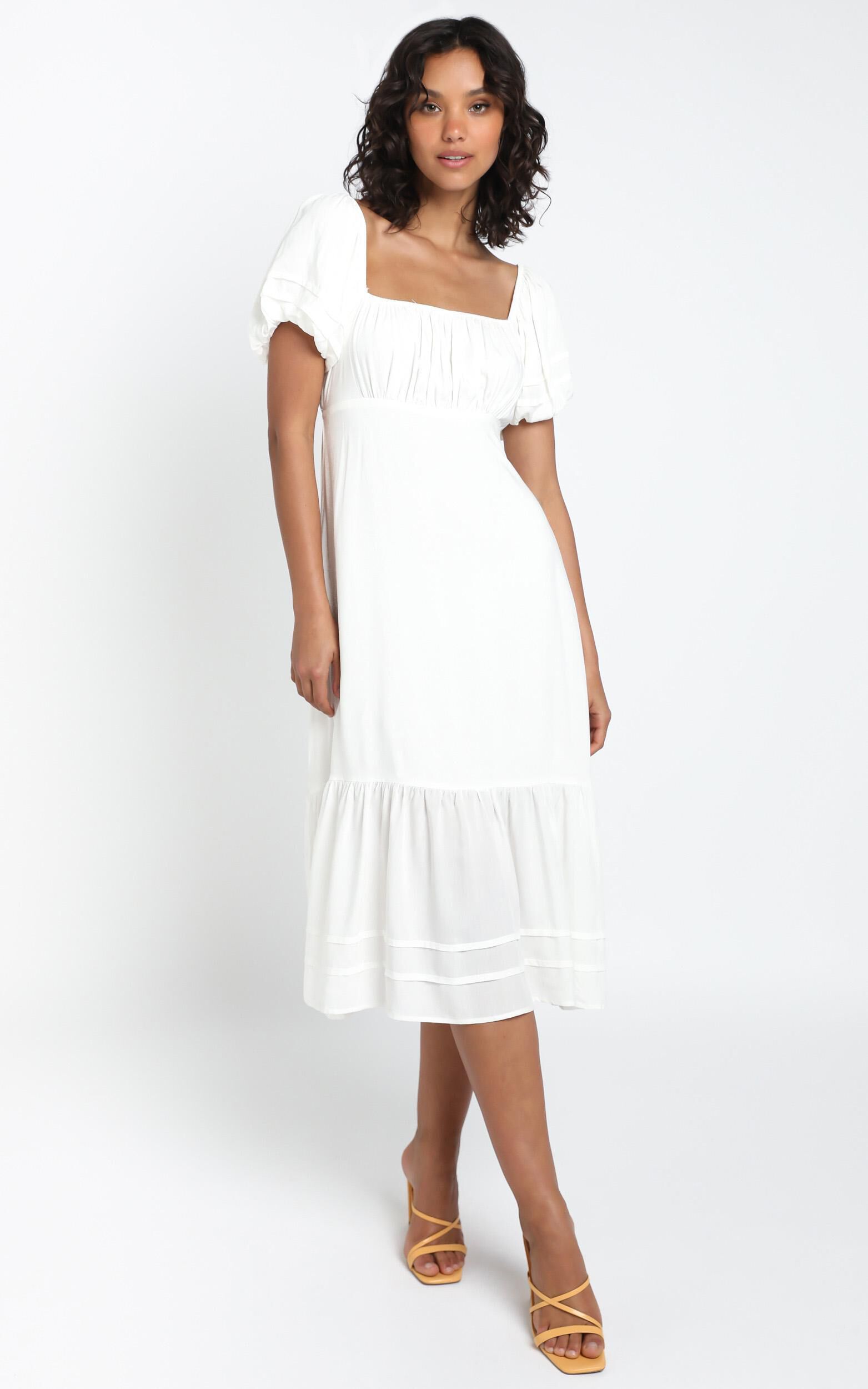 Penelope Dress in White | Showpo USA