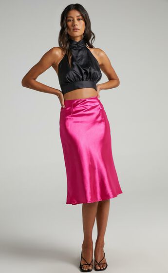Creating Art Skirt in Hot Pink
