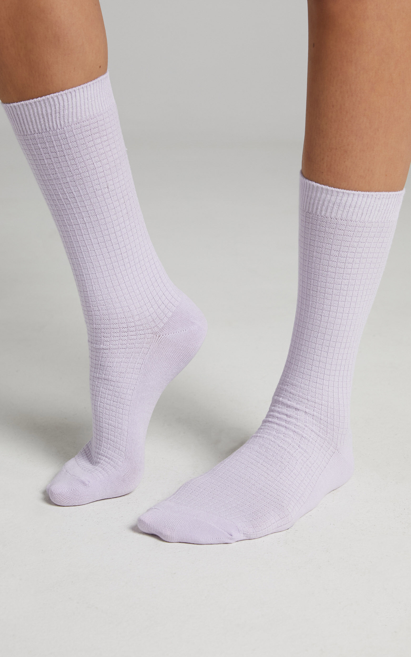 DOIY - Yoga Mat Socks in Purple - OneSize, PRP1