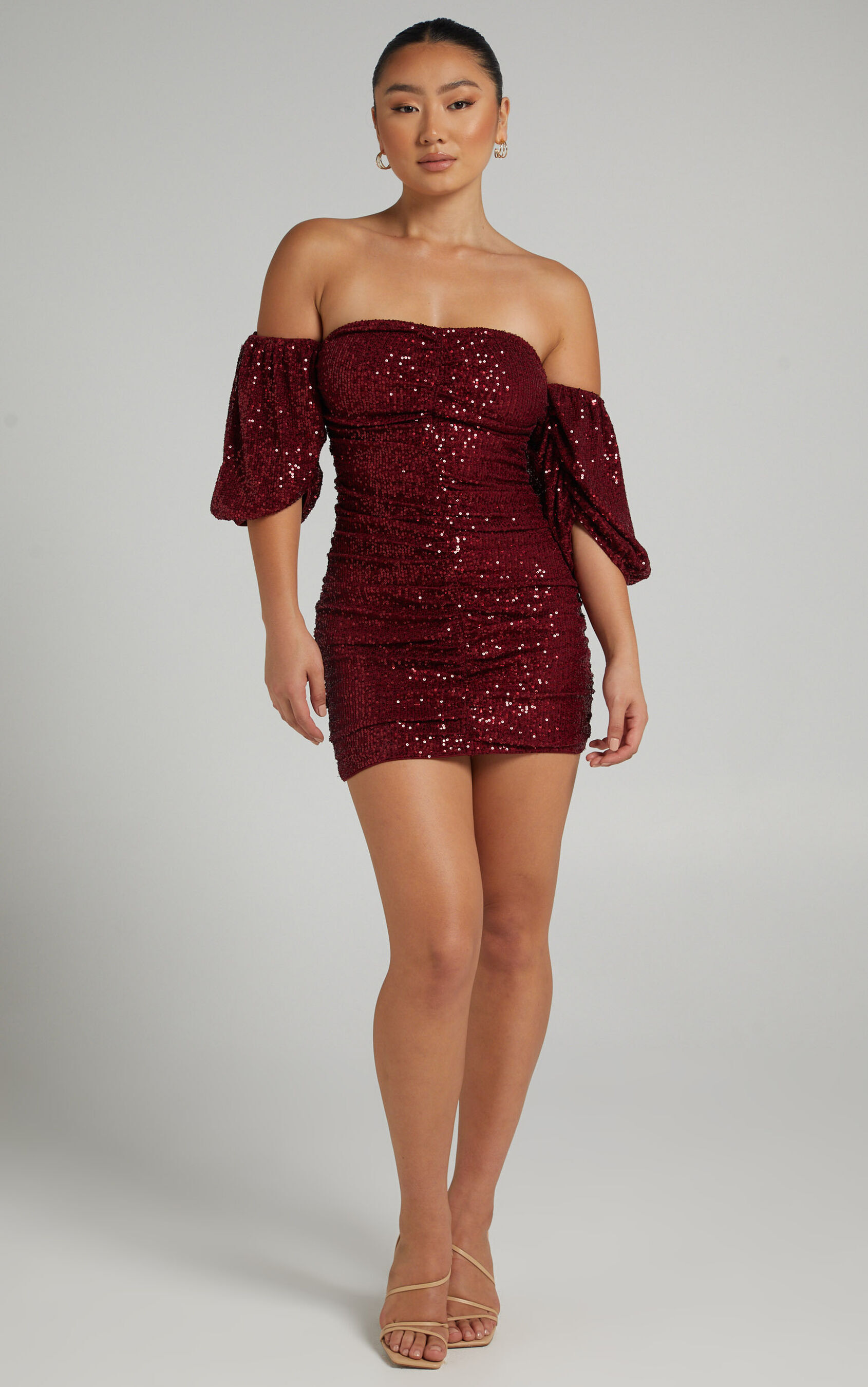 shaneal-off-shoulder-mini-dress-in-wine-sequin