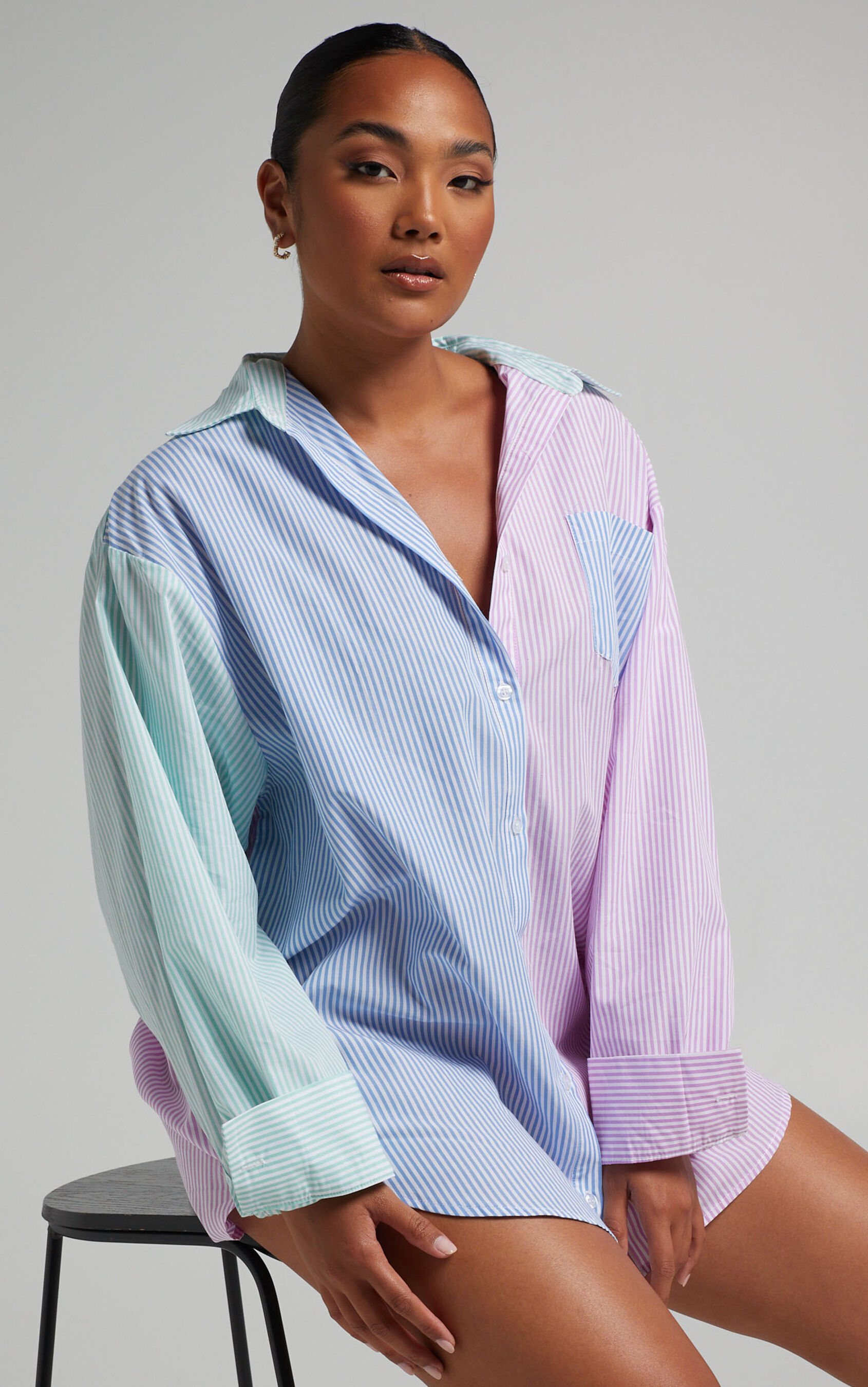 autumn-contrast-stripe-oversized-shirt-in-lilac-and-blue