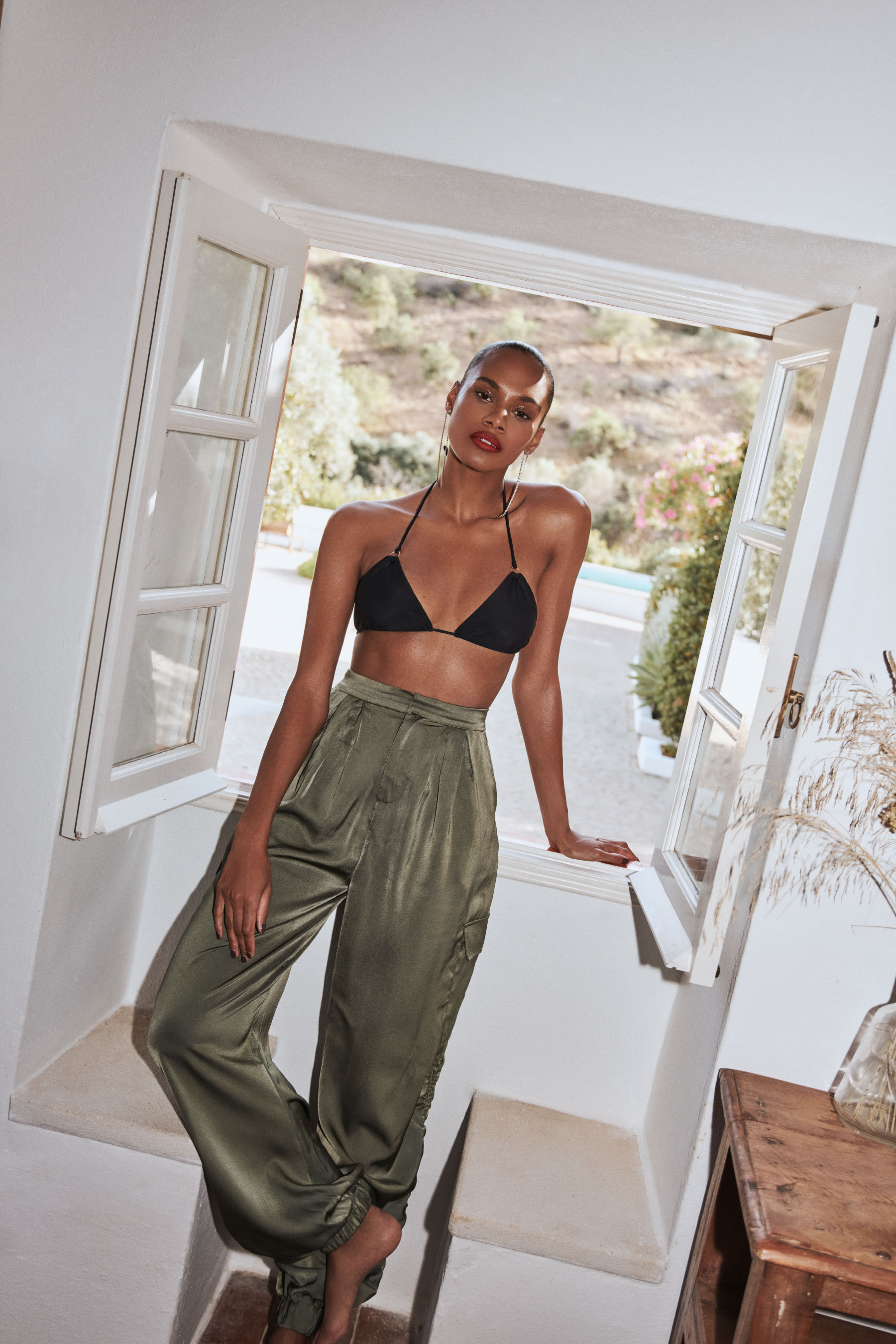kimme-ruched-cargo-pant-in-satin-in-khaki