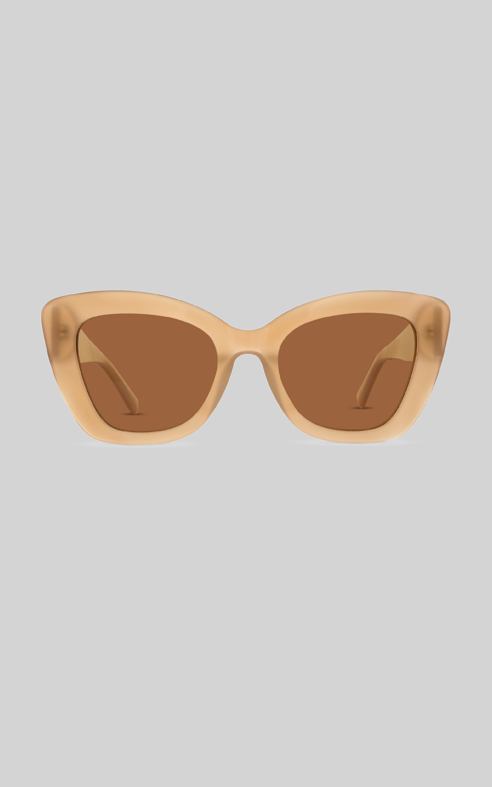 BANBE EYEWEAR - THE BARDOT in NUDE-Brown - NoSize, BRN2, hi-res image number null