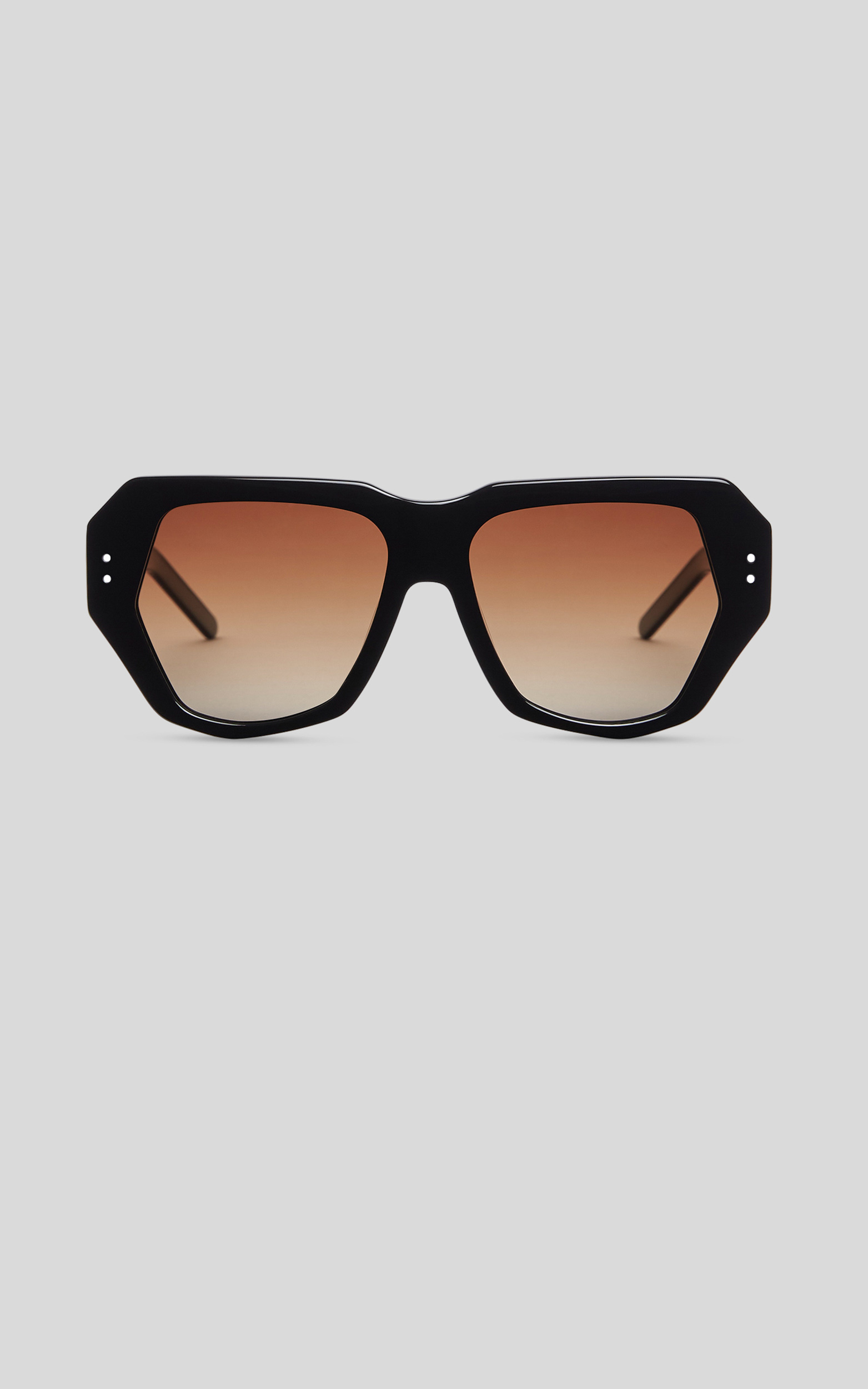 Banbe Eyewear - The Adut in Black Amber Fade - NoSize, BLK1, hi-res image number null