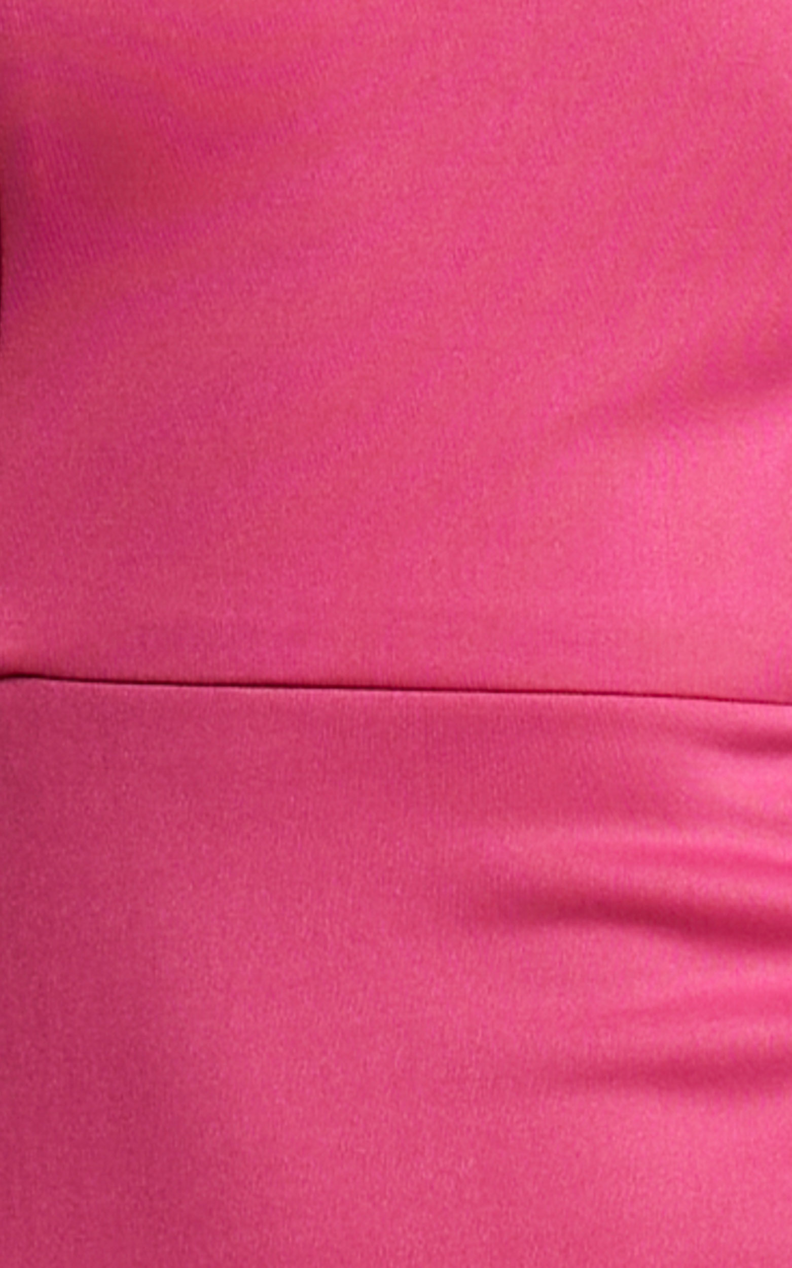 Shaima One Shoulder Bow Detail Cape Sleeve Mini Dress in Pink | Showpo USA