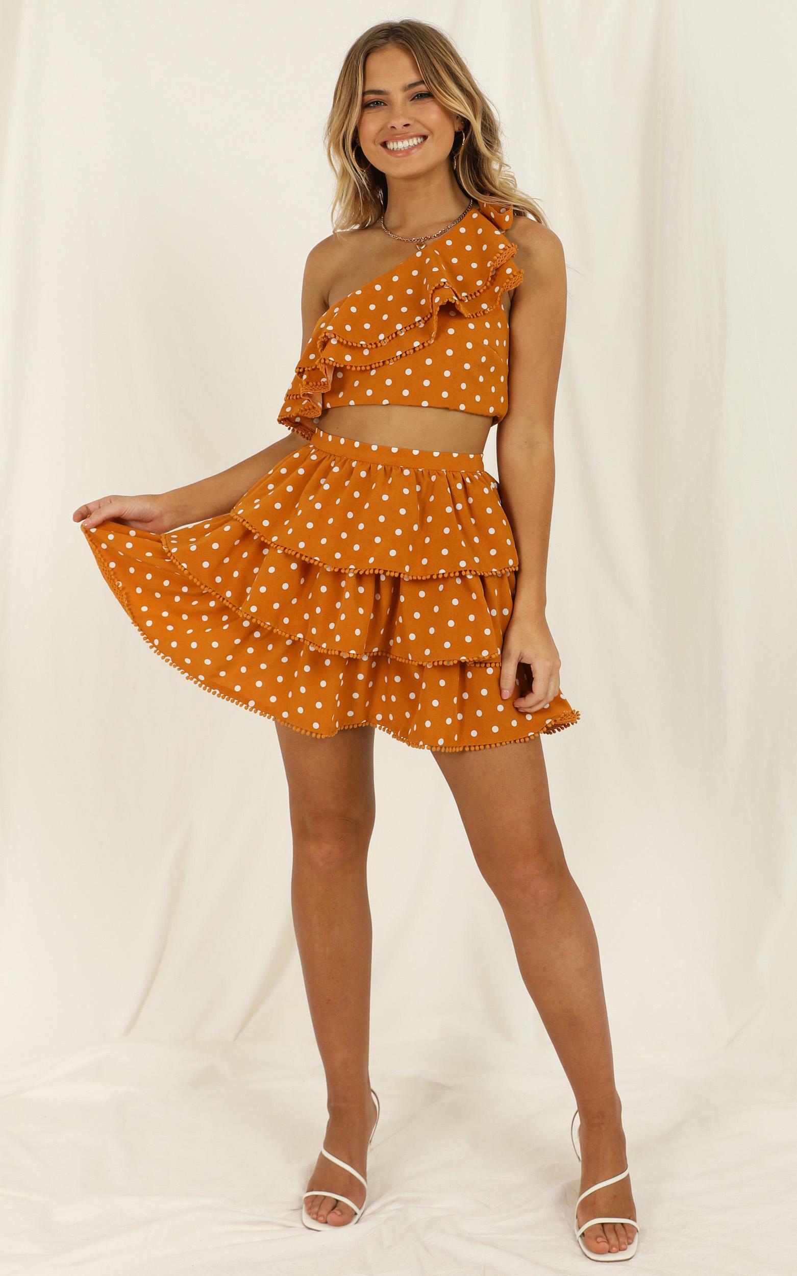 Rooftop Spritz Two Piece Set in Mustard Spot - 16, YEL5, hi-res image number null